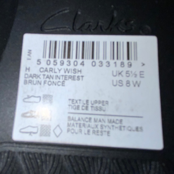 CLARKS LEOPARD PRINT KNIT BALLET FLAT 8W. CLOUDSTEPPER - Picture 4 of 10